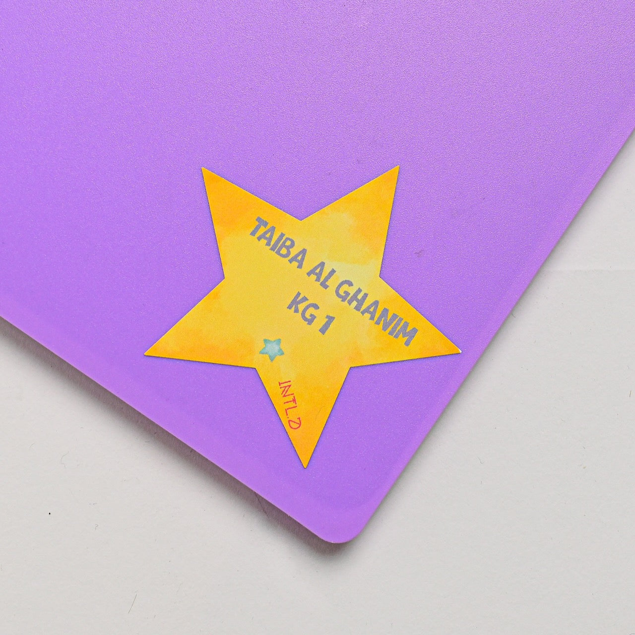 Golden Yellow Star Shape Labels