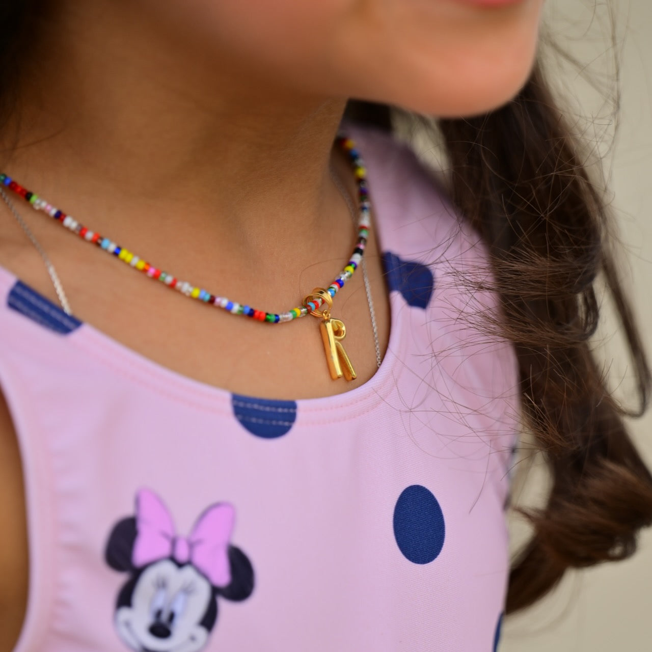 Beaded Letter Necklaces
