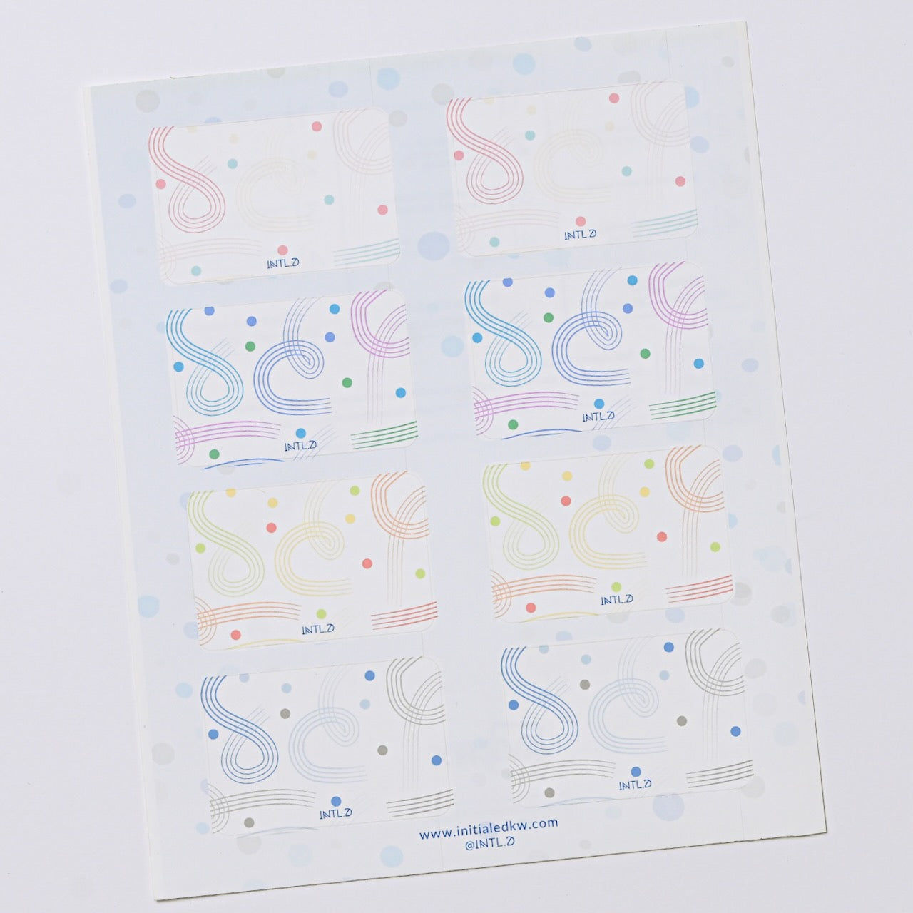 Regular Brush Strokes Labels