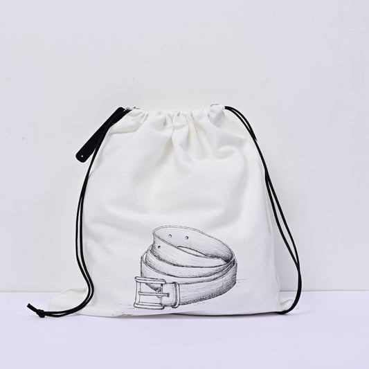 Medium Cotton Drawstring Organizer
