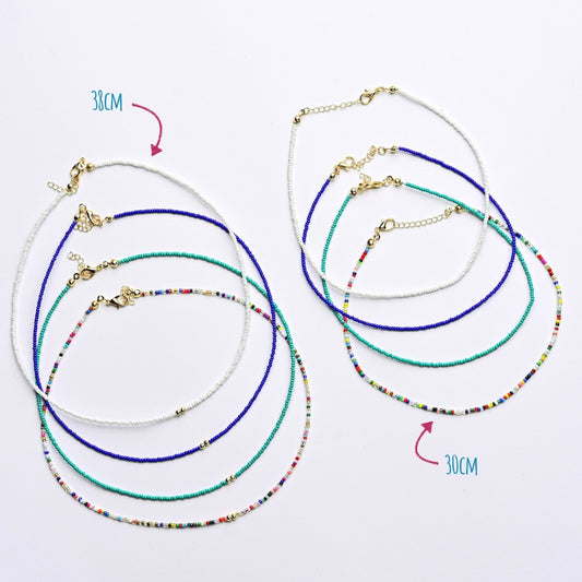 Beaded Letter Necklaces