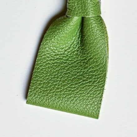 Leather Droopy Bow Clips