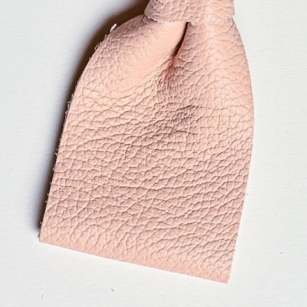 Leather Droopy Bow Clips
