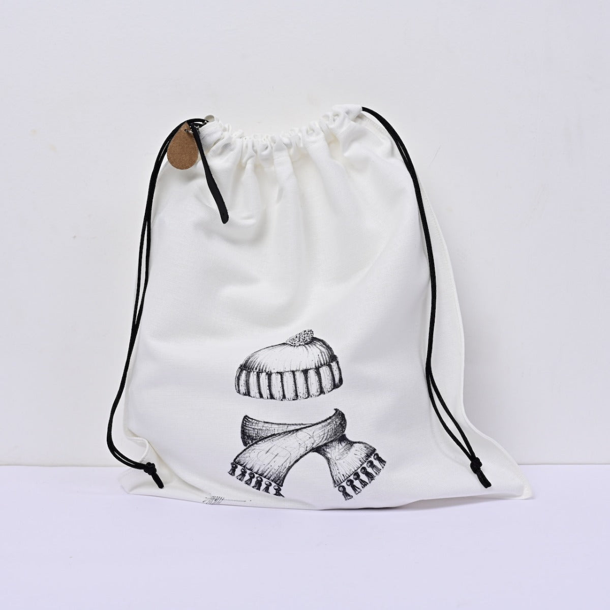 Cotton Drawstring Organizer- Large