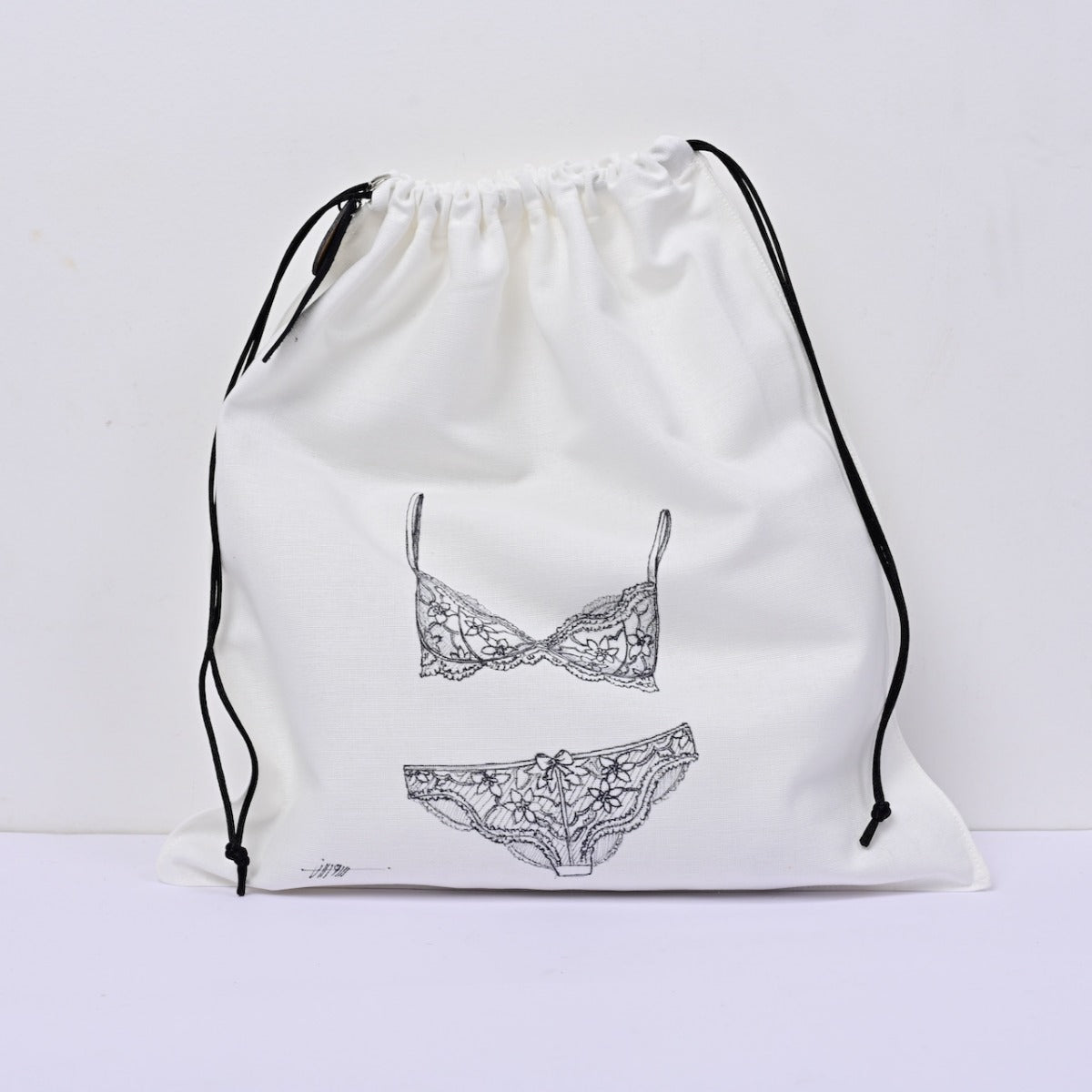 Cotton Drawstring Organizer- Large