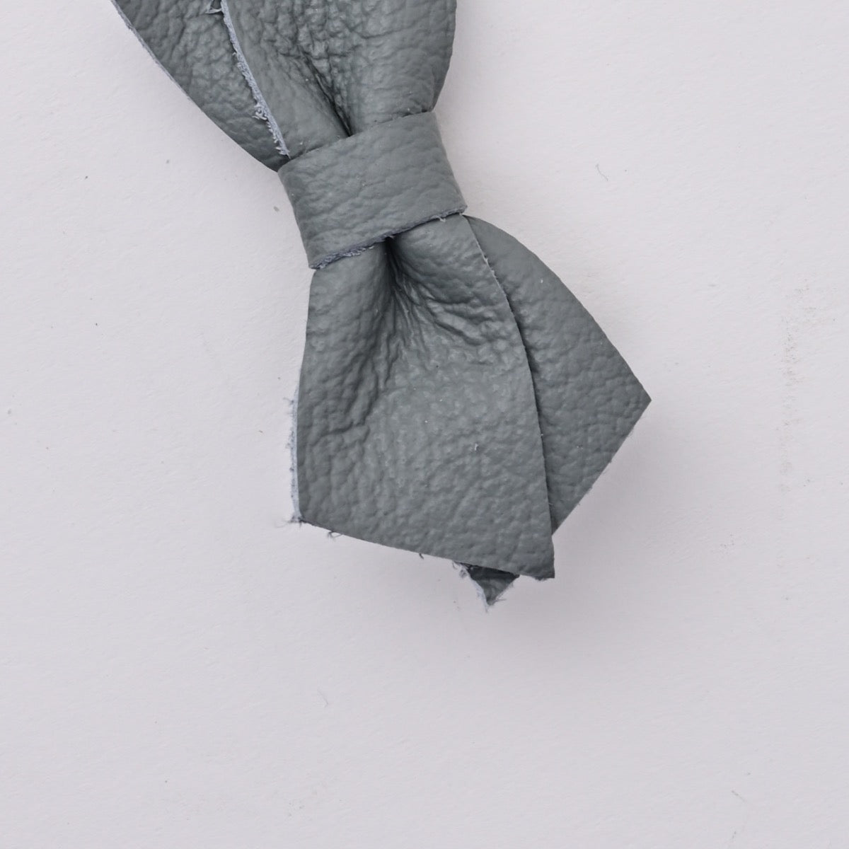 Leather Criss Cross Clip