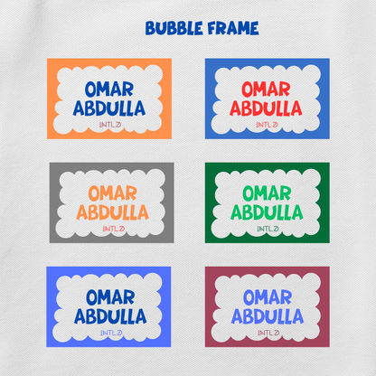Iron On Labels (Light Colored Fabrics ONLY)