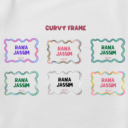 Iron On Labels (Light Colored Fabrics ONLY)