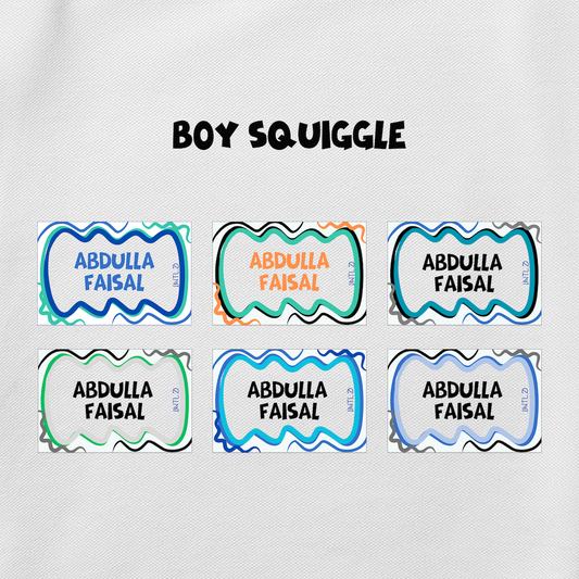 Iron On Labels (Light Colored Fabrics ONLY)