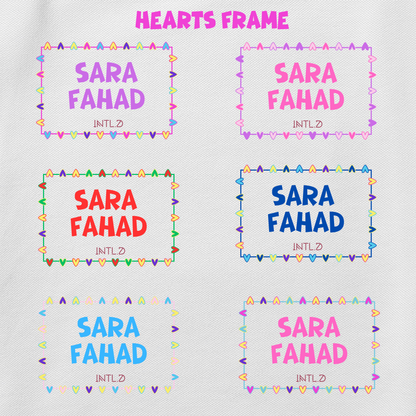 Iron On Labels (Light Colored Fabrics ONLY)