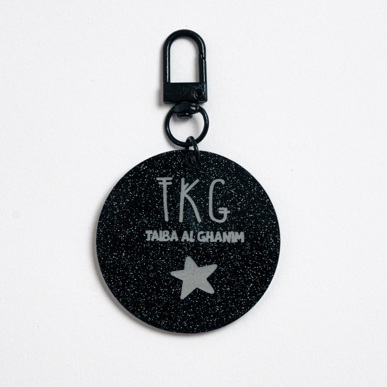 Glitter Acrylic Keychain