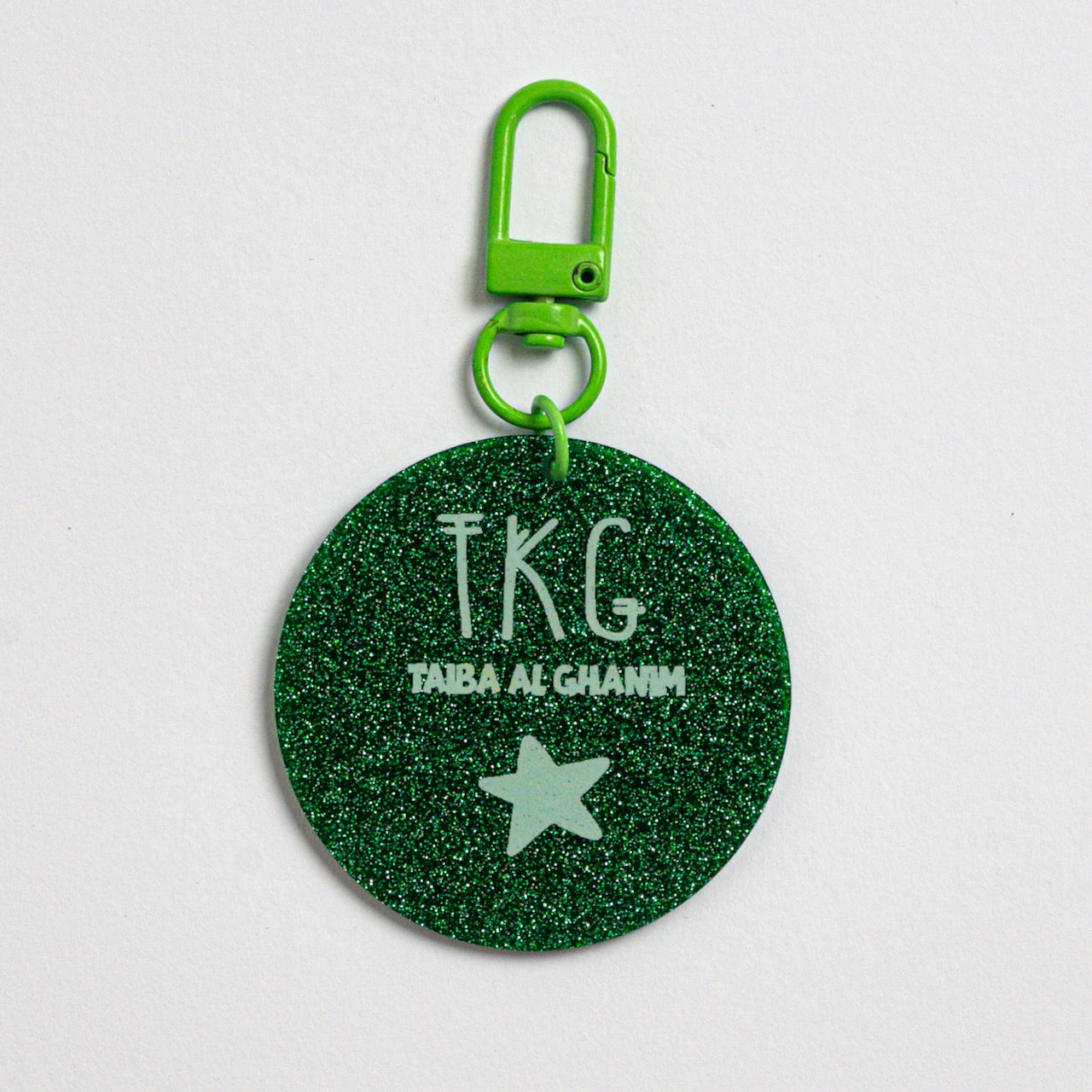 Glitter Acrylic Keychain