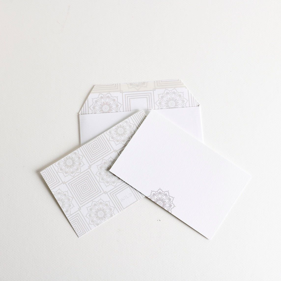 Square Flowers Card Set