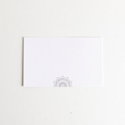 Square Flowers Card Set