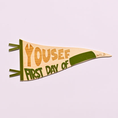 First Day of School Flag