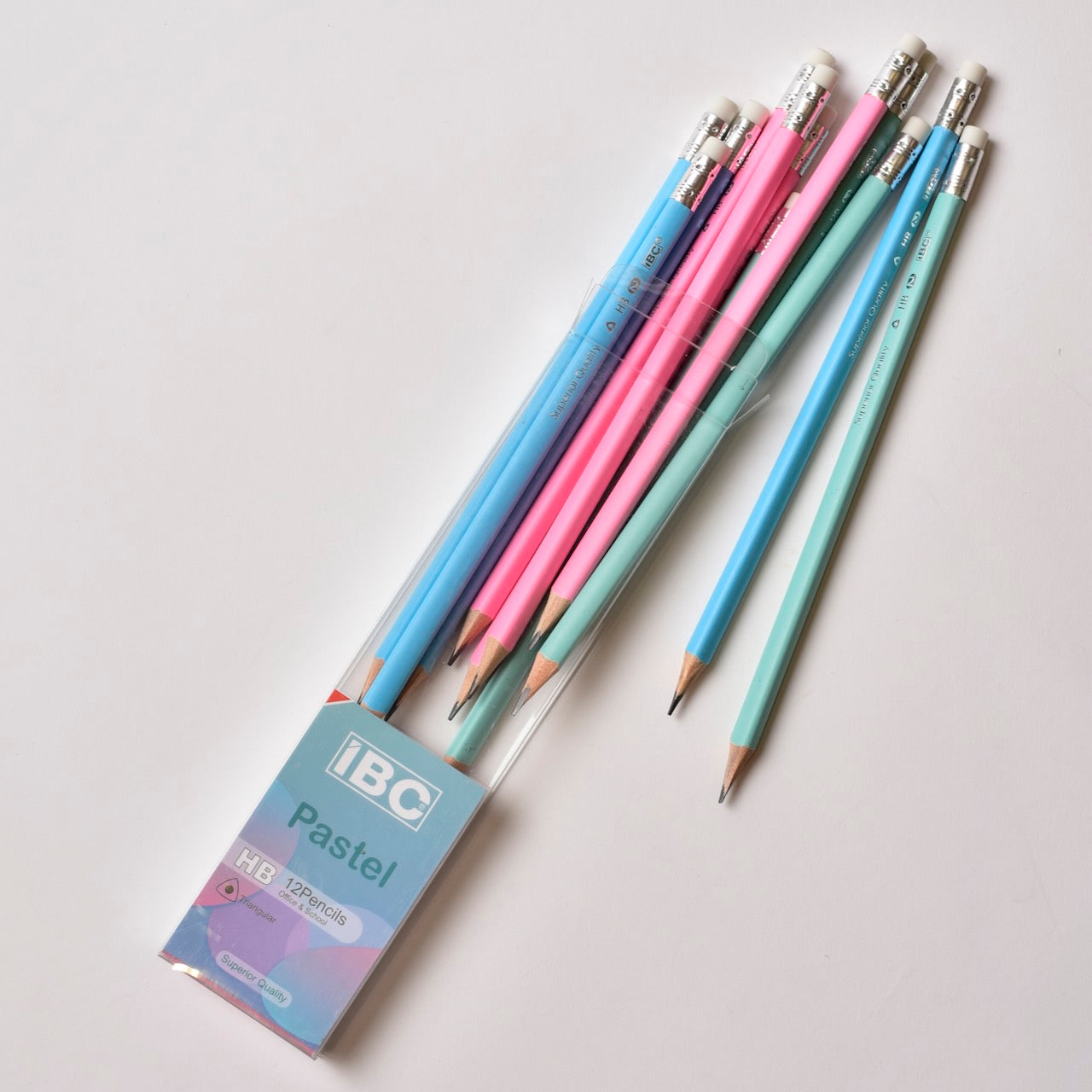Triangle IBC HB2 INTL.D Pencils (with eraser)