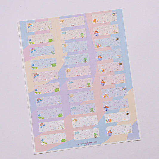 Mini Munchkin Sketches Labels