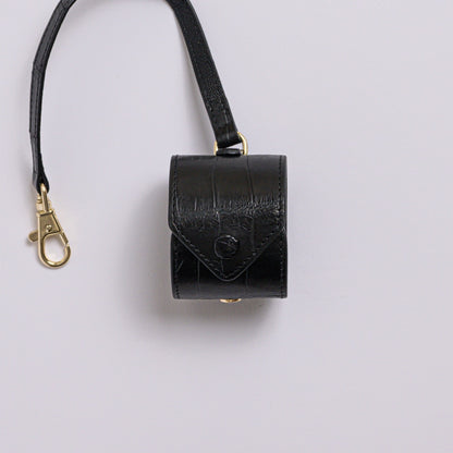 Exotic Leather Scarf Holder