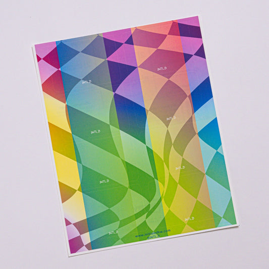 Regular Kaleidoscope Label