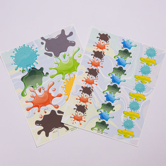 Splatter Label Bundle