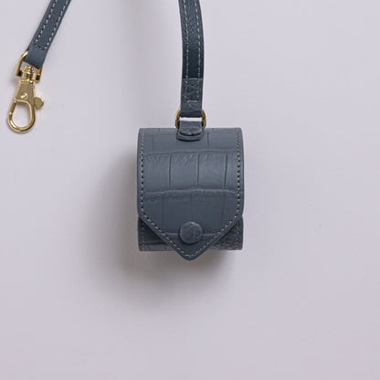 Exotic Leather Scarf Holder