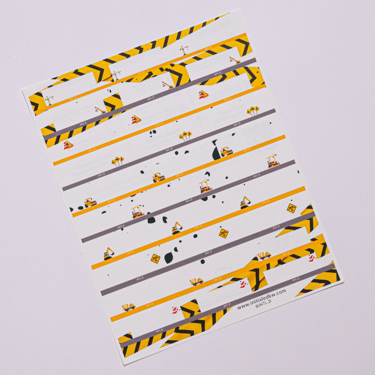 Mini Construction Labels