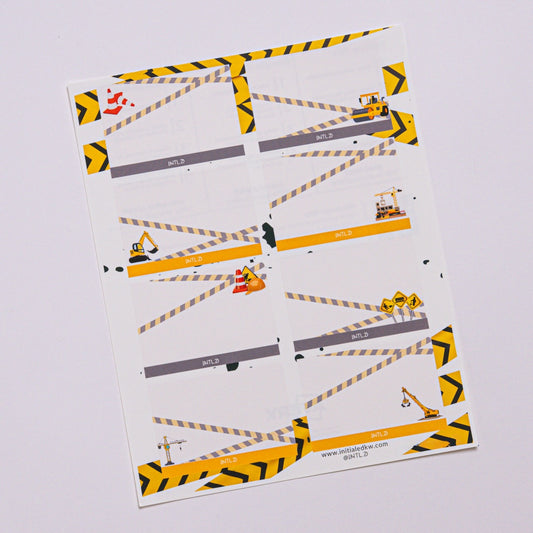 Regular Construction Label