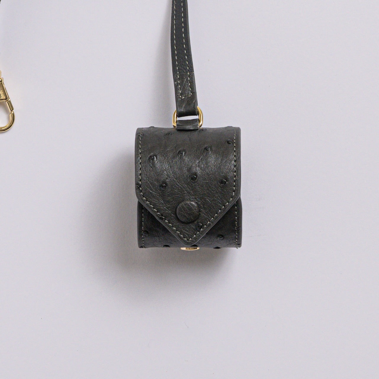 Exotic Leather Scarf Holder