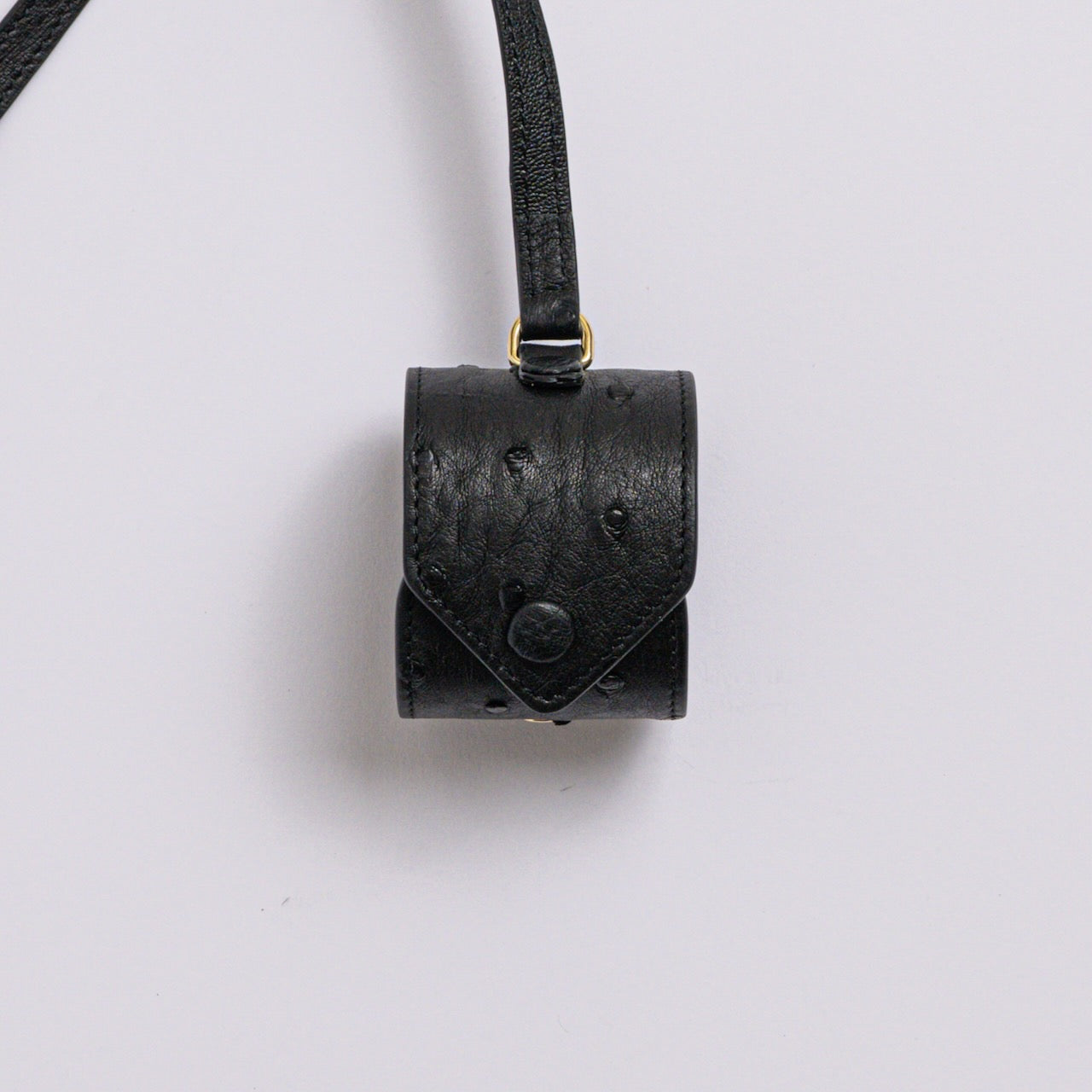 Exotic Leather Scarf Holder