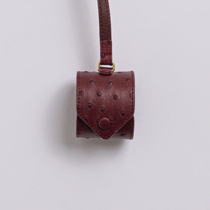 Exotic Leather Scarf Holder