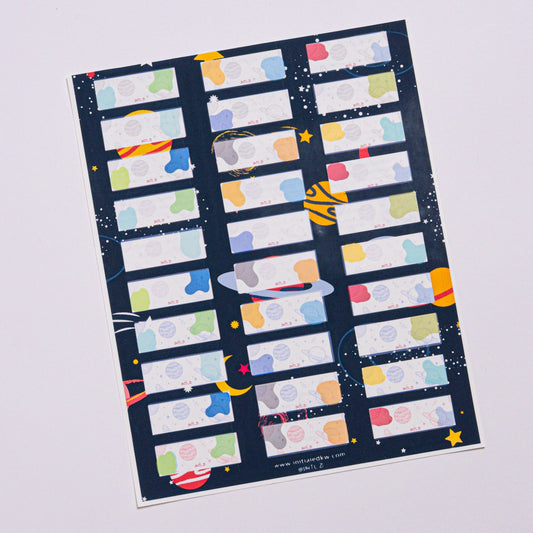 Mini Space Labels