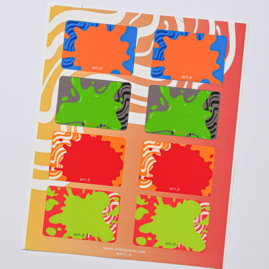 Regular Monster Splash Labels