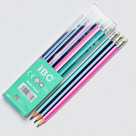 Two Tone IBC HB2 INTL.D Pencils (with eraser)
