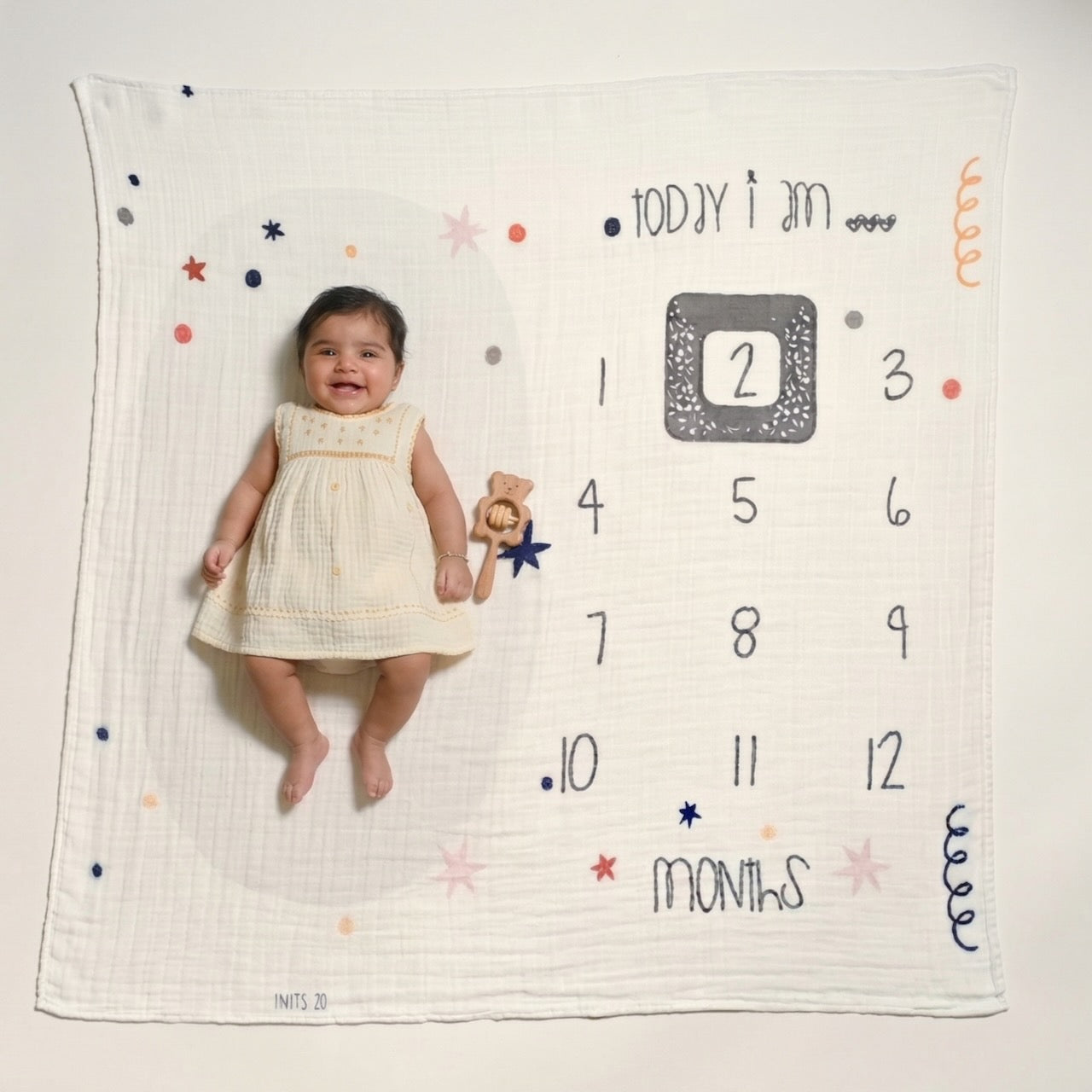 Stars Milestone Blanket