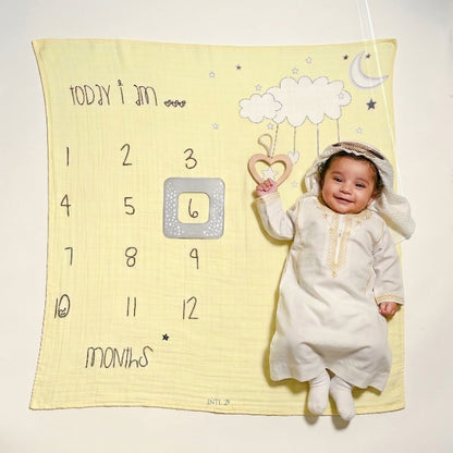 Clouds Milestone Blanket
