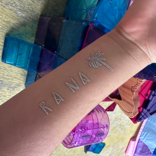 Holographic INTL.D Temporary Tattoos