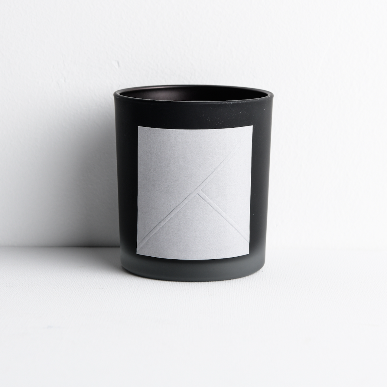 RoseFrostedCandle