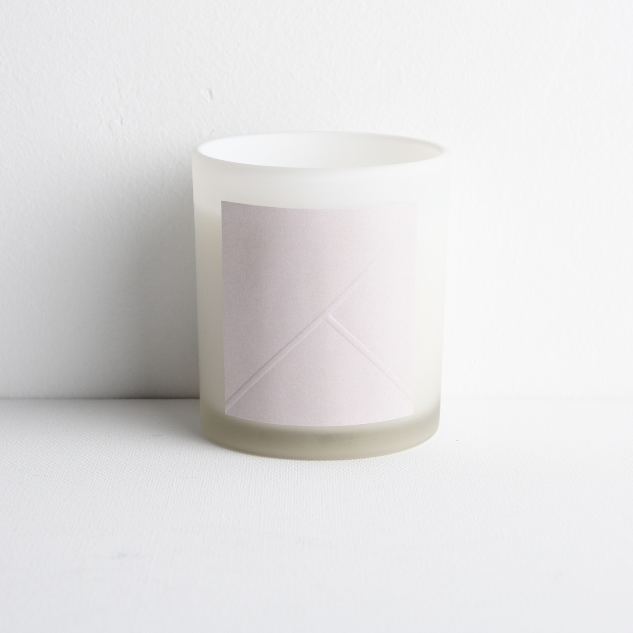 WhiteFrostedCandle