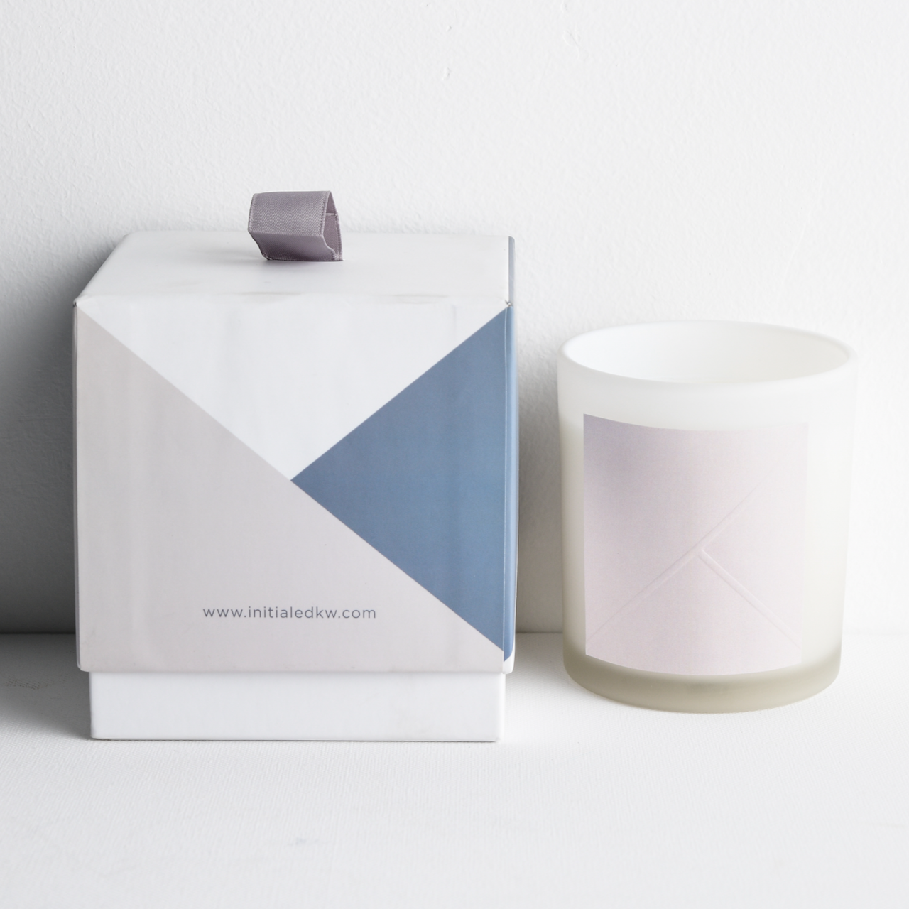 WhiteFrostedCandle