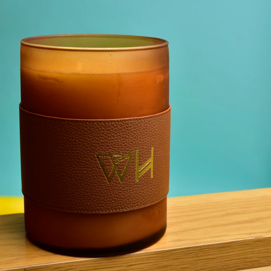 Amber Lavender Mega Candle- Amber