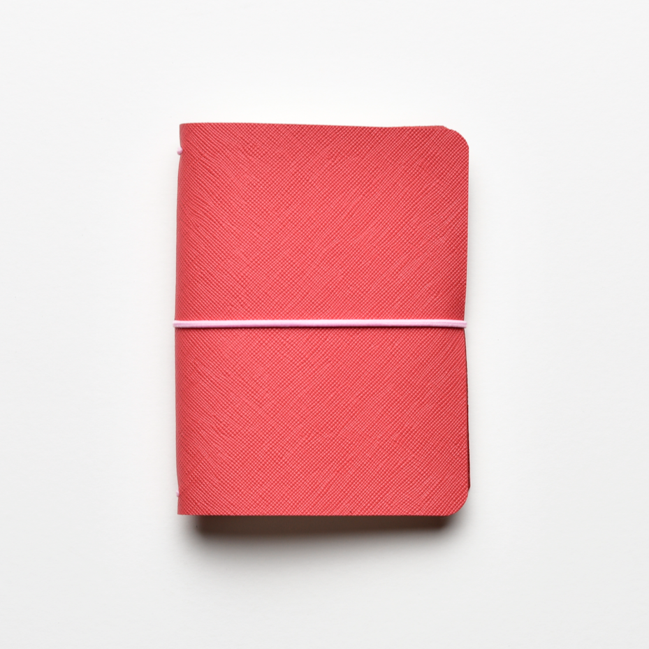 SaffianoNotebookCoralRed