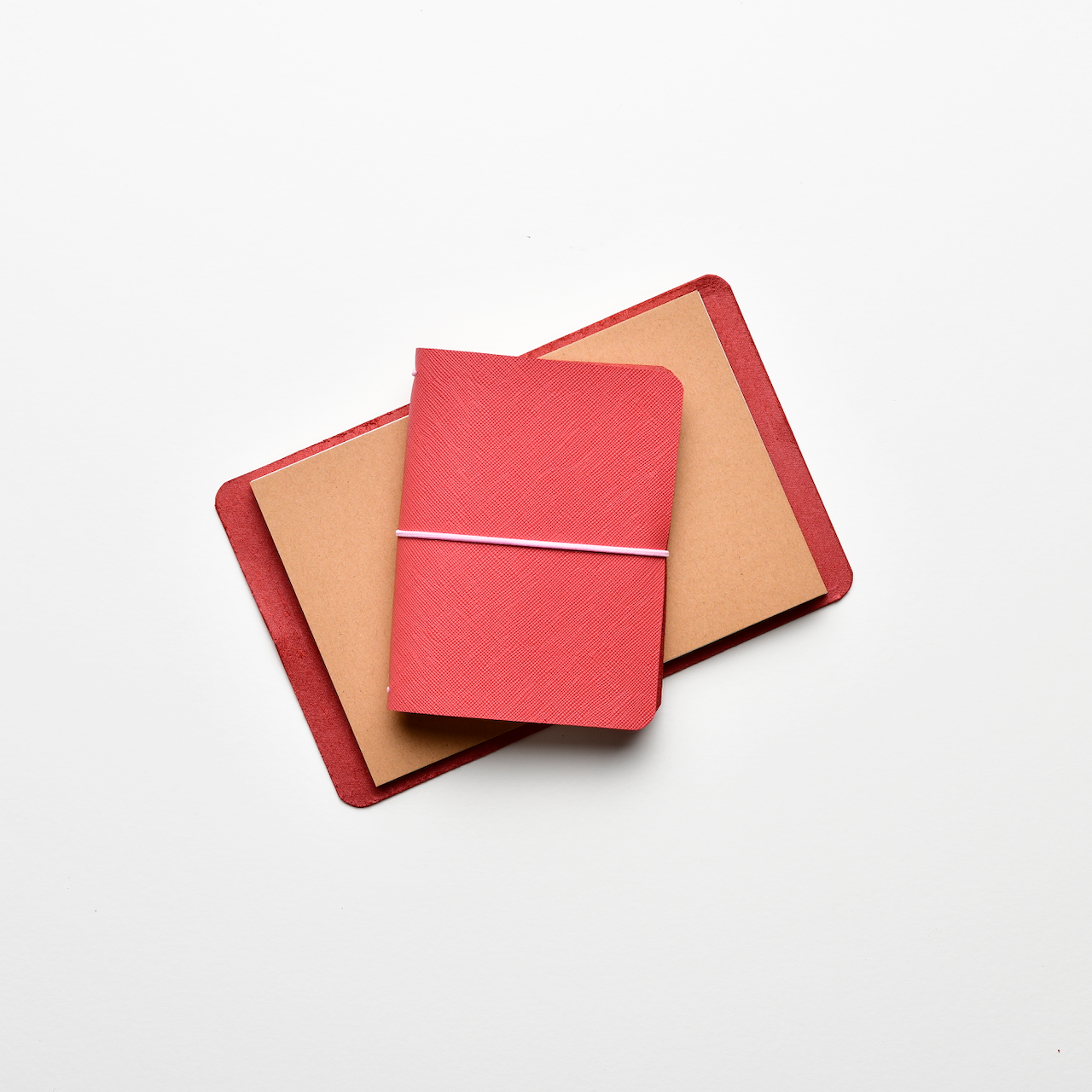 SaffianoNotebookCoralRed