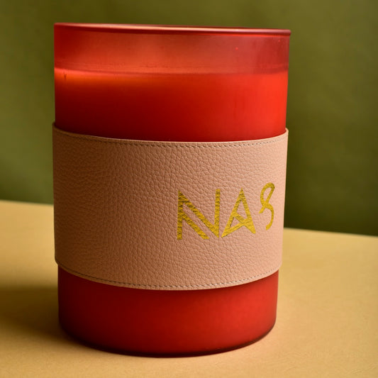Lemongrass Mega Candle- Red/Pink