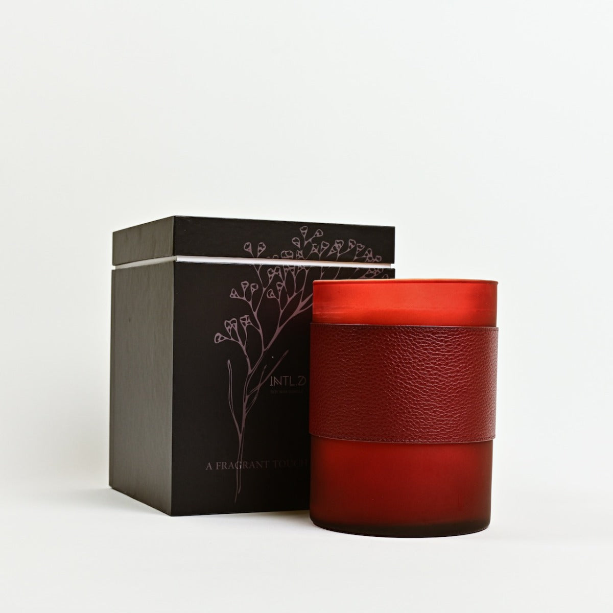 White Tea Mega Candle - Maroon