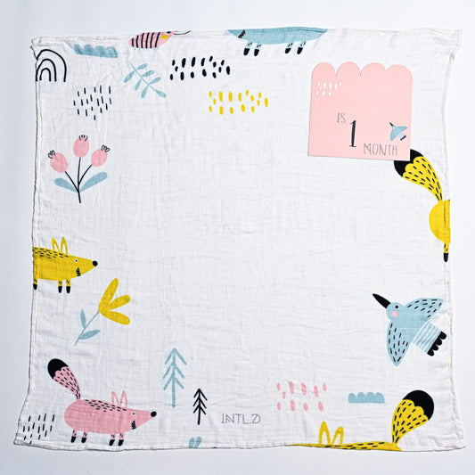 Jungle Milestone Blanket