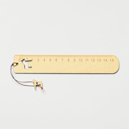Motif Wooden Ruler