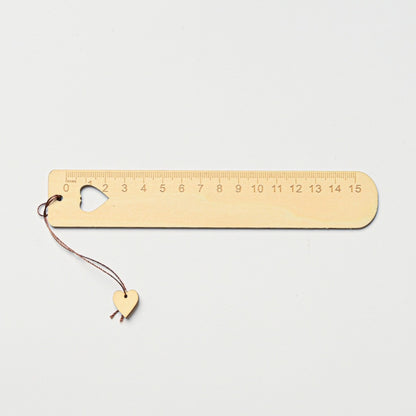 Motif Wooden Ruler