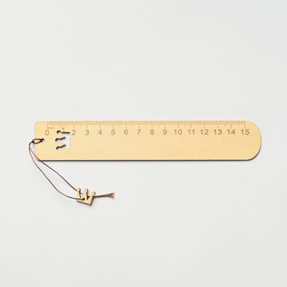 Motif Wooden Ruler