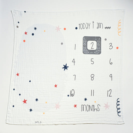 Stars Milestone Blanket