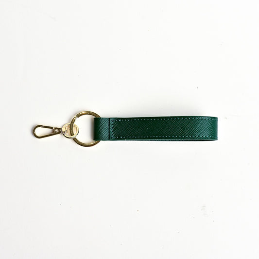Saffiano Strip Keychain